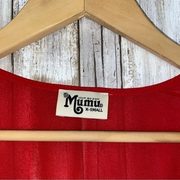 Show Me Your Mumu Hippie Dippie Red Blouse - Picture 4 of 4